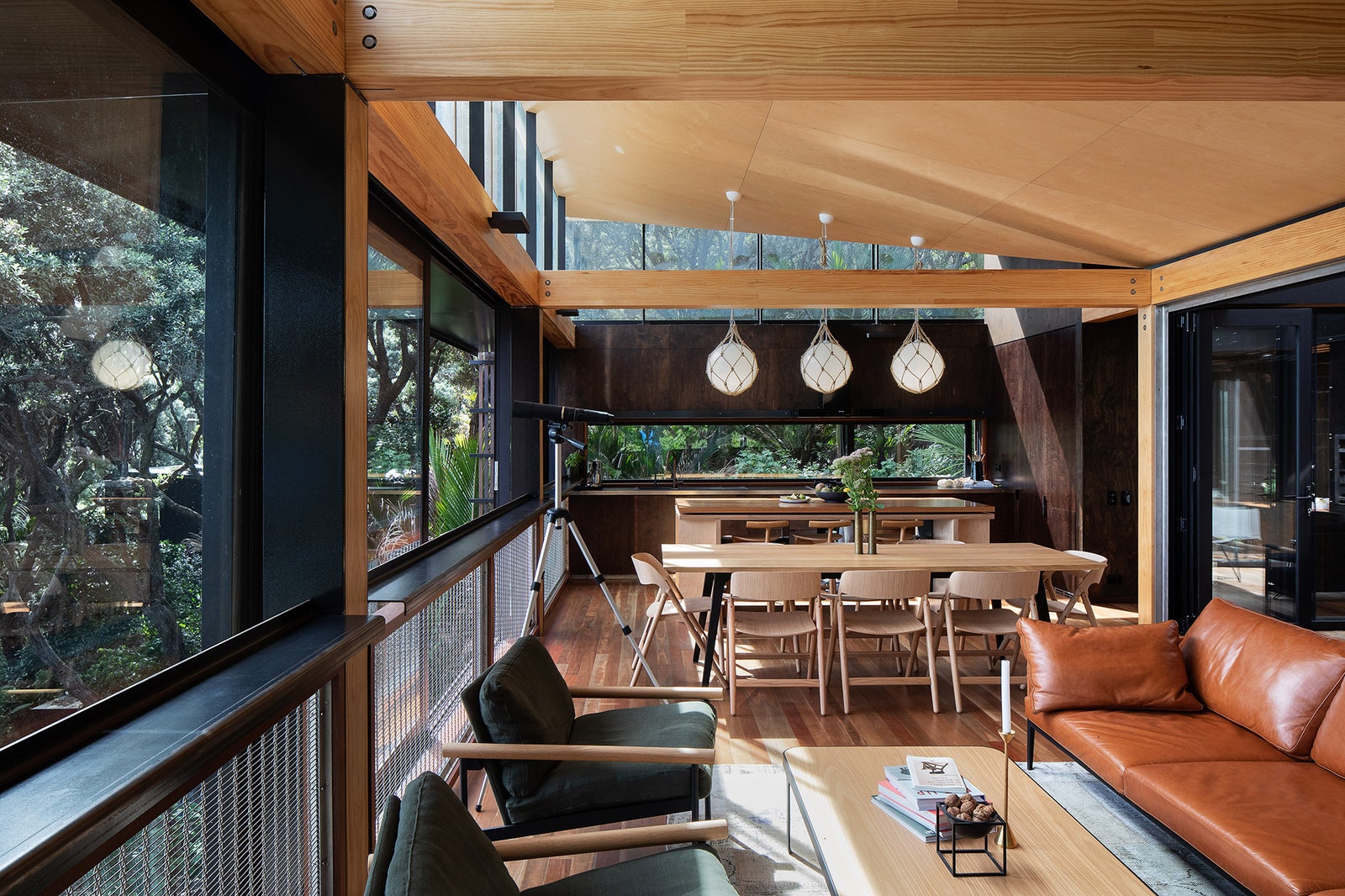 Пляжный дом в Новой Зеландии по проекту Herbst Architects