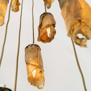 Светильники из сушеных водорослей от основательницы дизайн-бюро Nea Studio