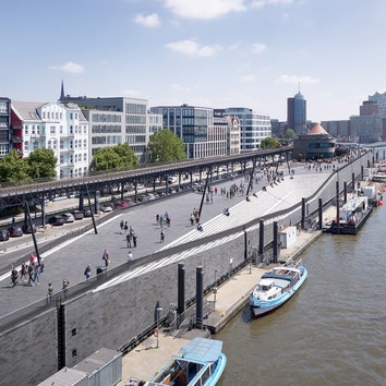 Защита от наводнений: набережная по проекту Zaha Hadid Architects в Гамбурге