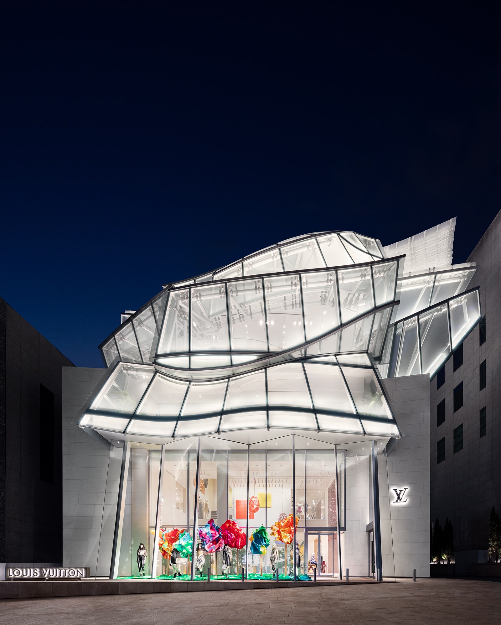 Бутик Louis Vuitton по проекту Фрэнка Гери и Питера Марино в Сеуле