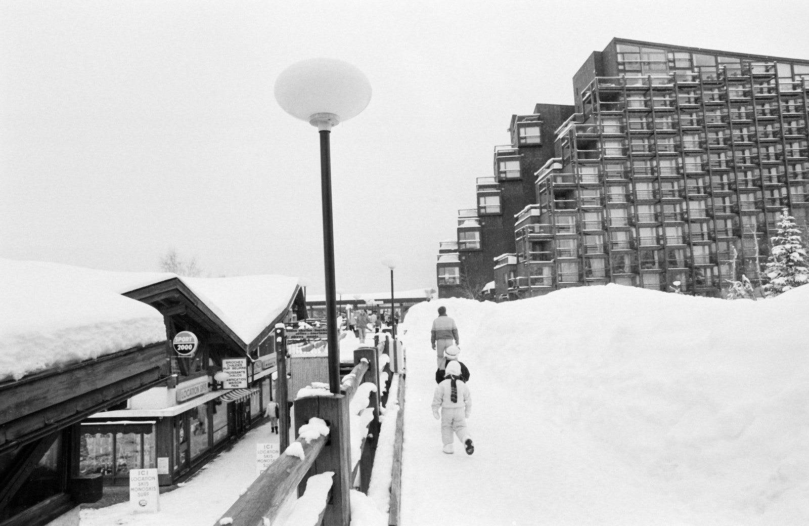 Горнолыжный курорт Les Arcs по проекту Шарлотты Перриан 1988.