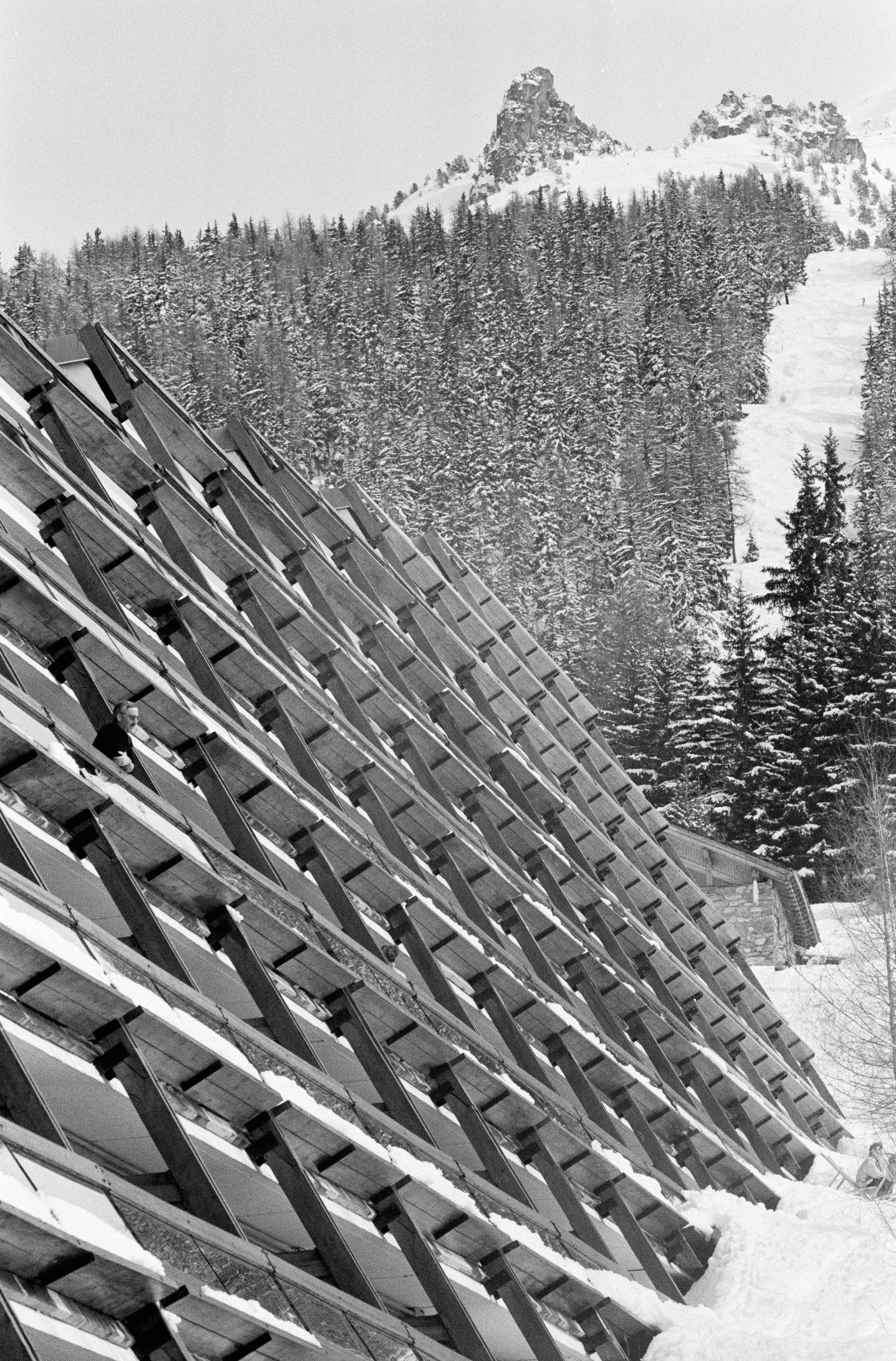 Горнолыжный курорт Les Arcs по проекту Шарлотты Перриан 1988.