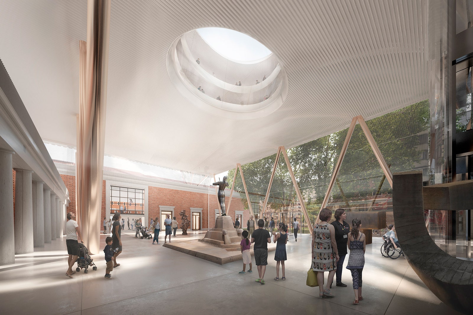 Foster  Partners построит павильон на крыше Музея изобразительных искусств в Бильбао