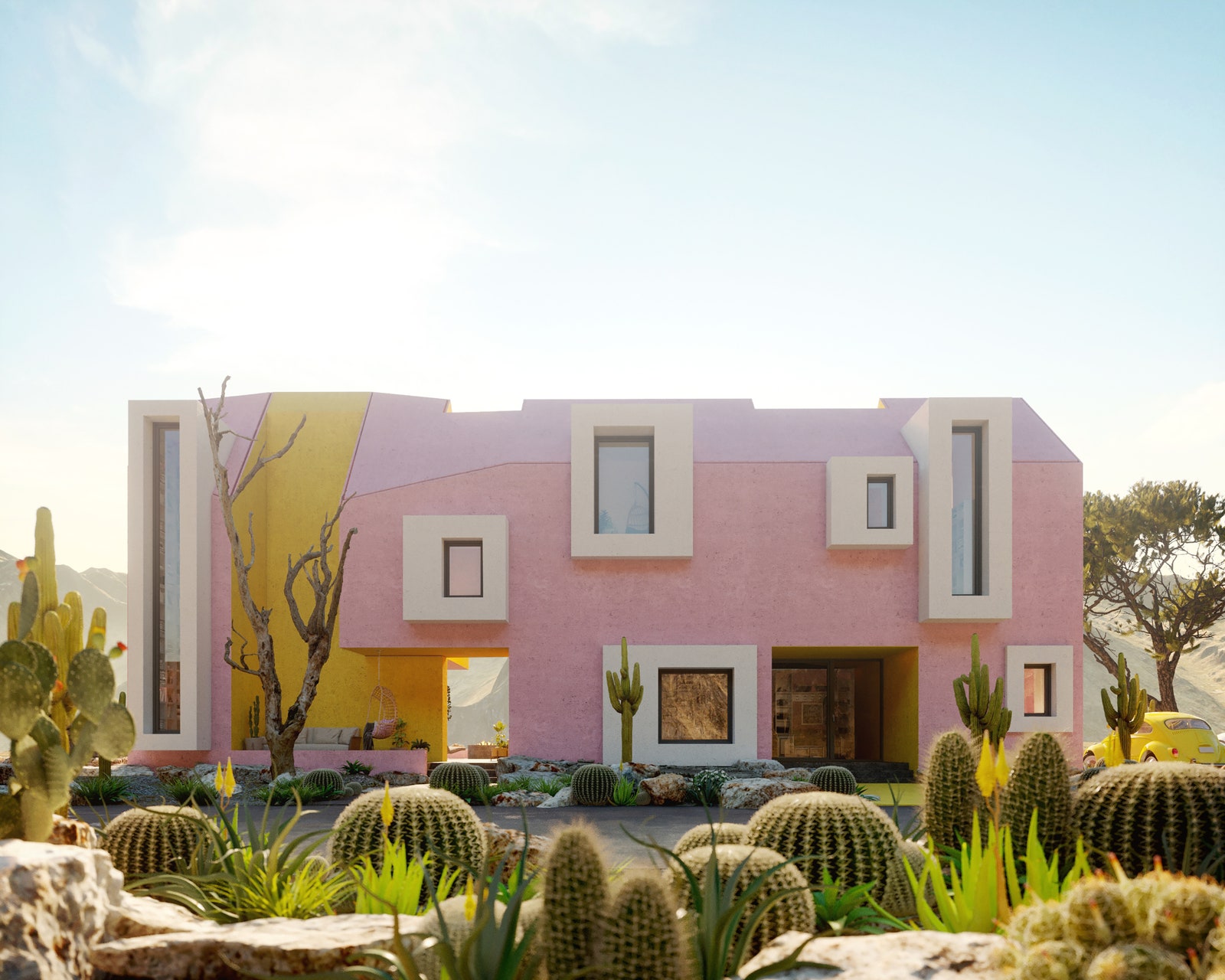 “Инстаграмный” дом проект Sonora House в Мексике