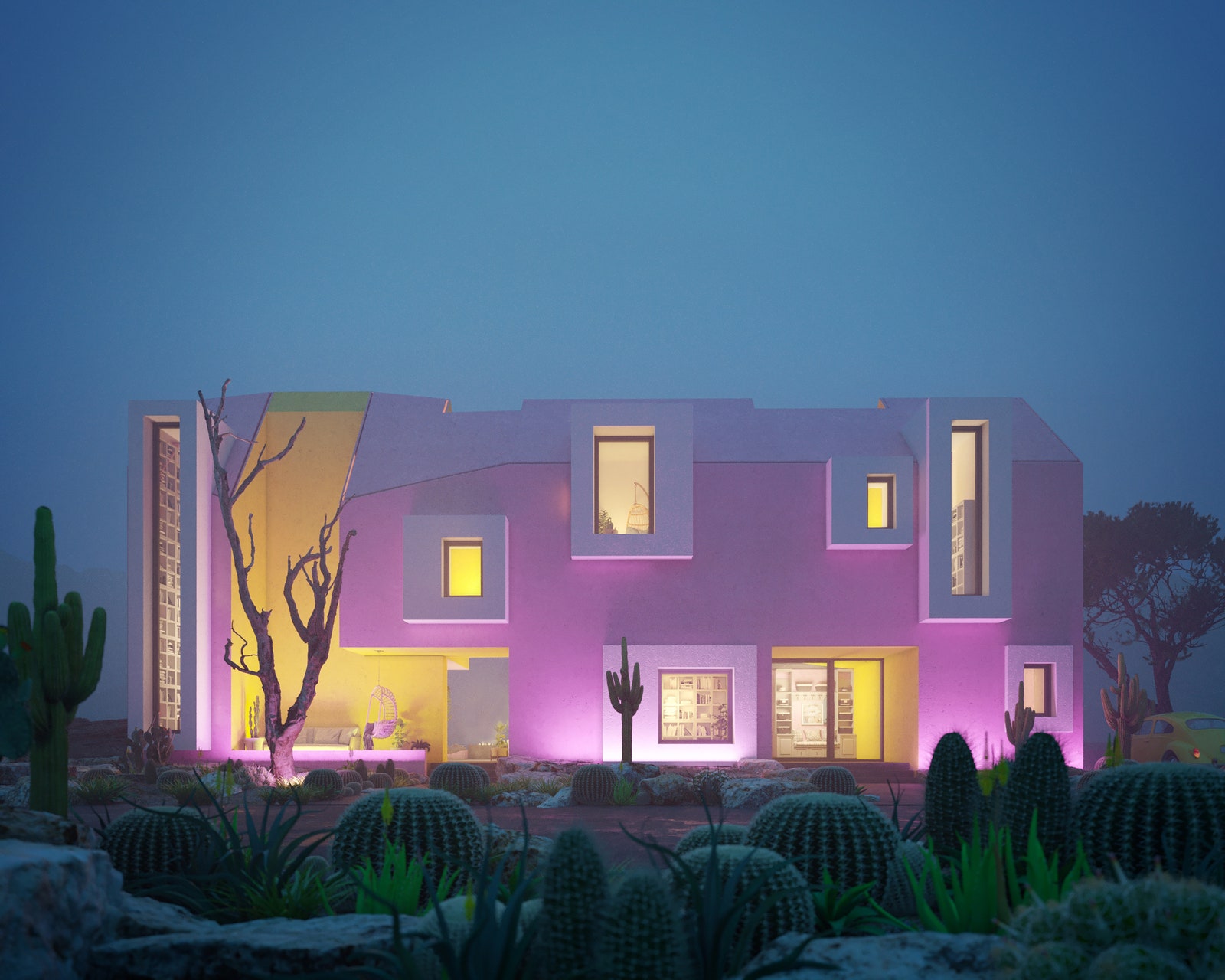 “Инстаграмный” дом проект Sonora House в Мексике
