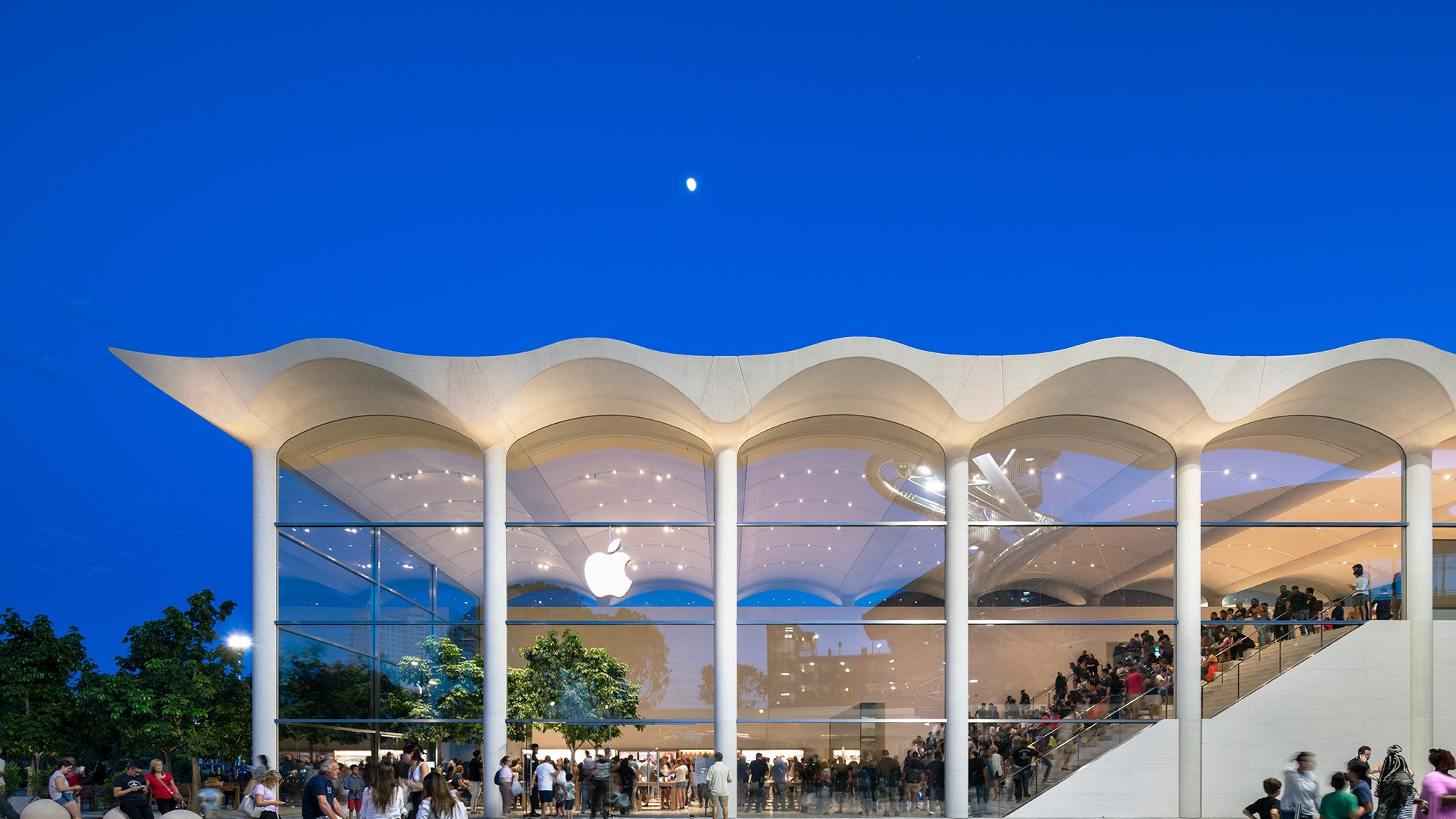 Новый магазин Apple в Майами по проекту Foster  Partners