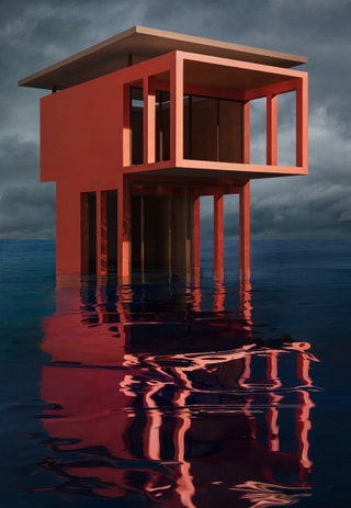 Джеймс Кейсбир Red Orange Solo Pavilion 2018 from On the Waters' Edge.