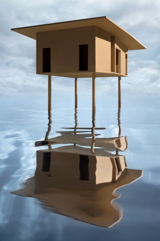 Джеймс Кейсбир Tan House on Stilts 2019 from On the Waters' Edge.