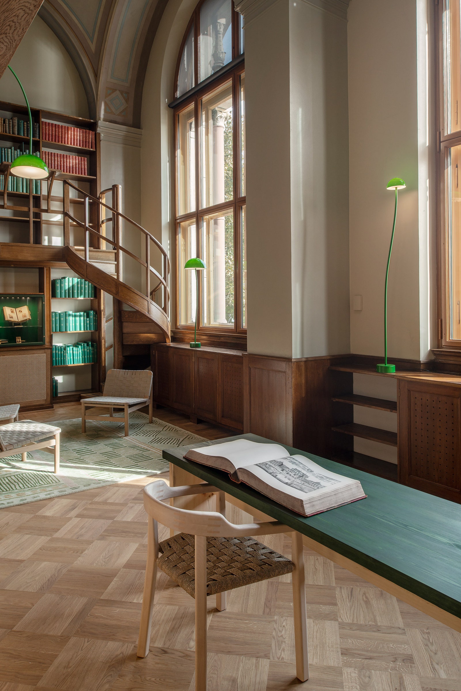 Экологичный редизайн библиотеки при Национальном музее Швеции