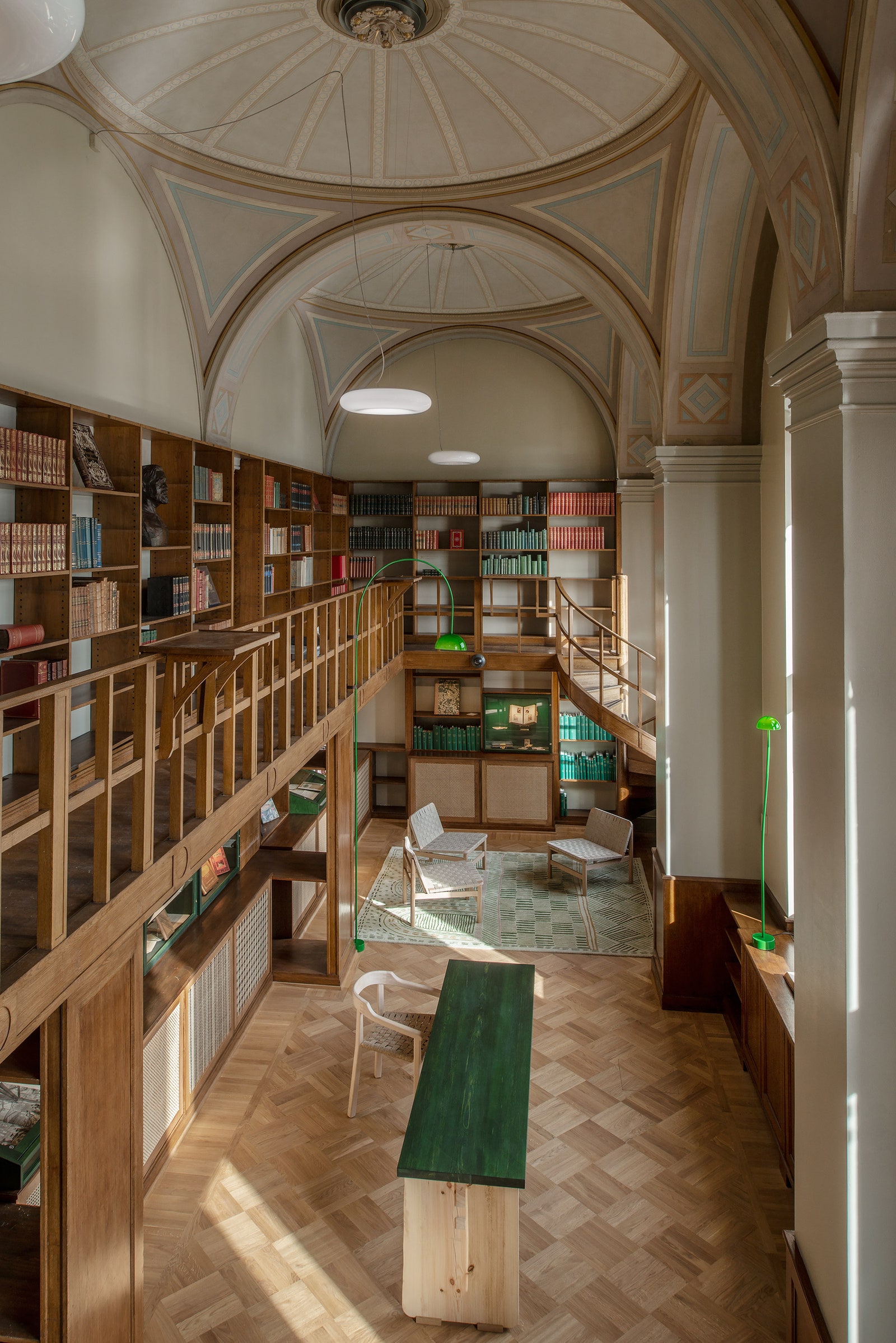 Экологичный редизайн библиотеки при Национальном музее Швеции