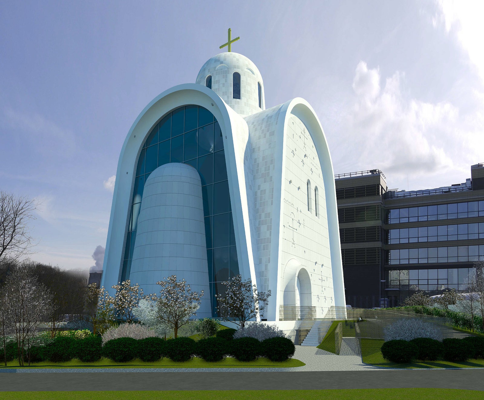 В Москве построят православный храм в современном стиле
