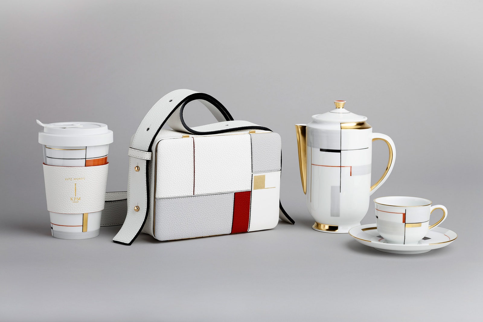 Коллекция фарфоровой посуды в стиле баухаус от Lutz Morris и KPM