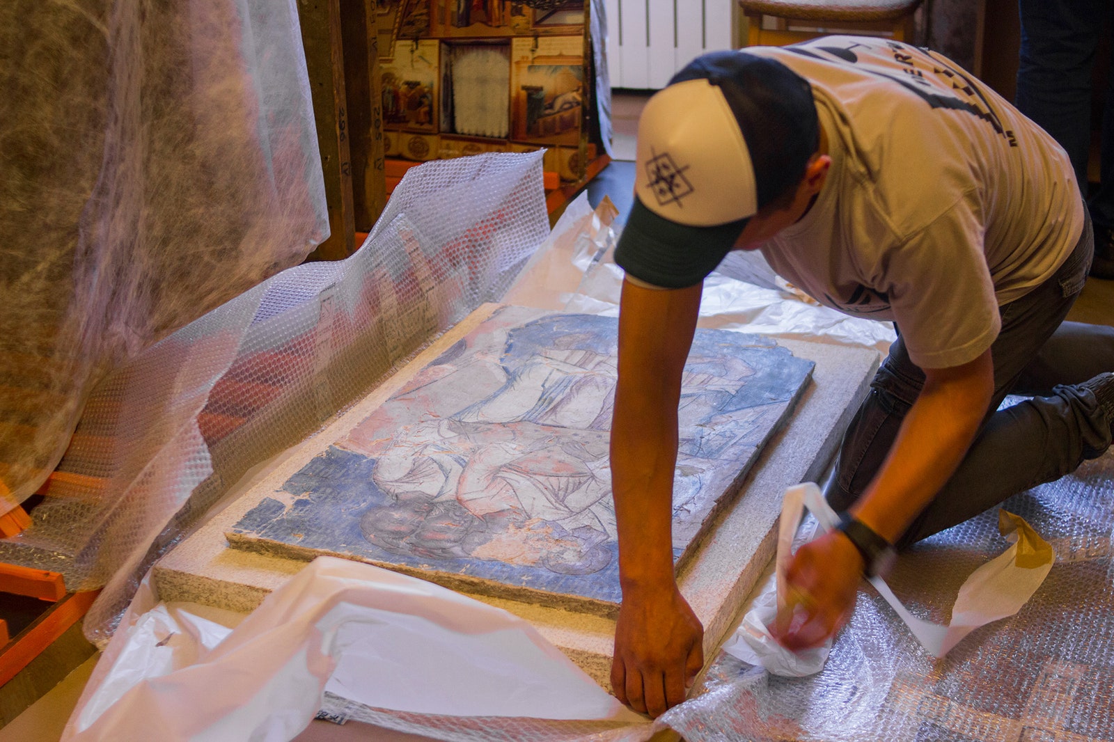 Калязинские фрески XVII века история спасения и реставрации