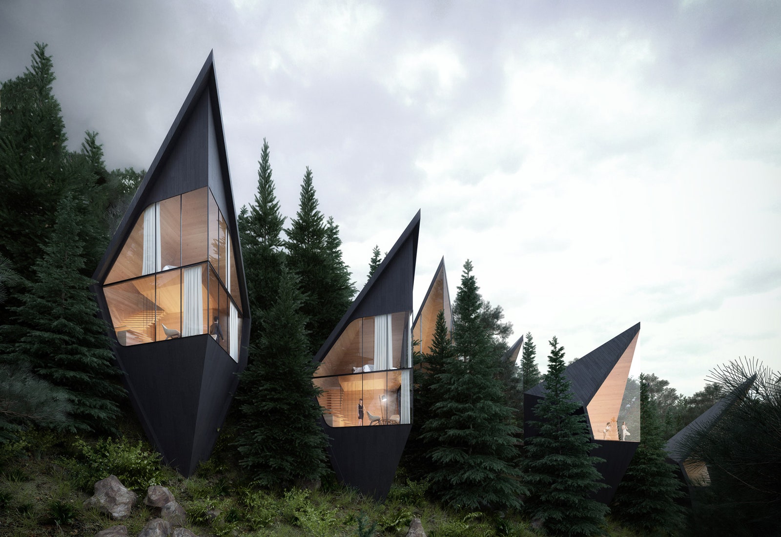 10 самых необычных проектов домов на деревьях | AD Magazine