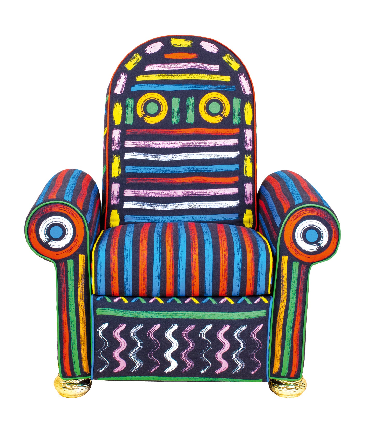 Кресло “Ленивый художник” для Blow совместного бренда Studio Job и Seletti.