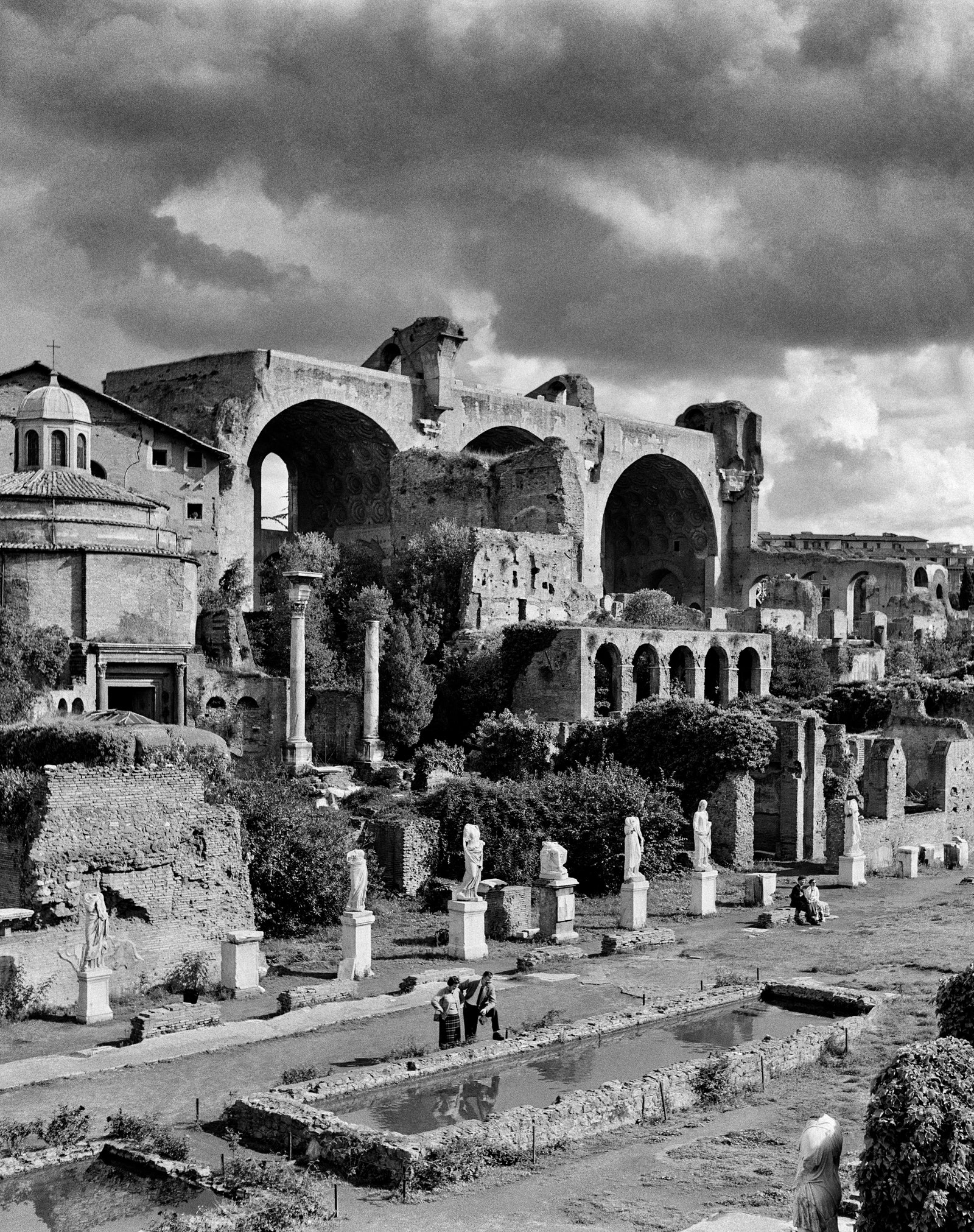 Fori Imperial Рим 1955 © Elio Ciol