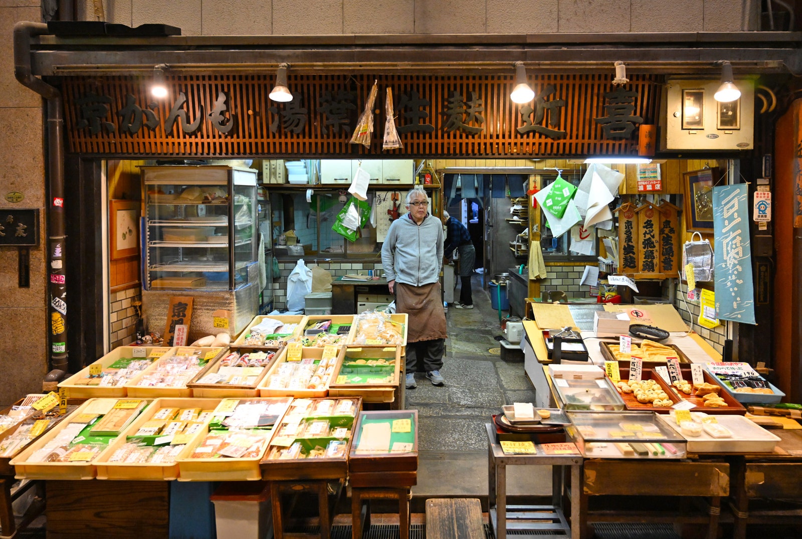 Kinki Shoten Tofu Store на рынке Нишики. Фото Manuel HerzShadi Rahbaran