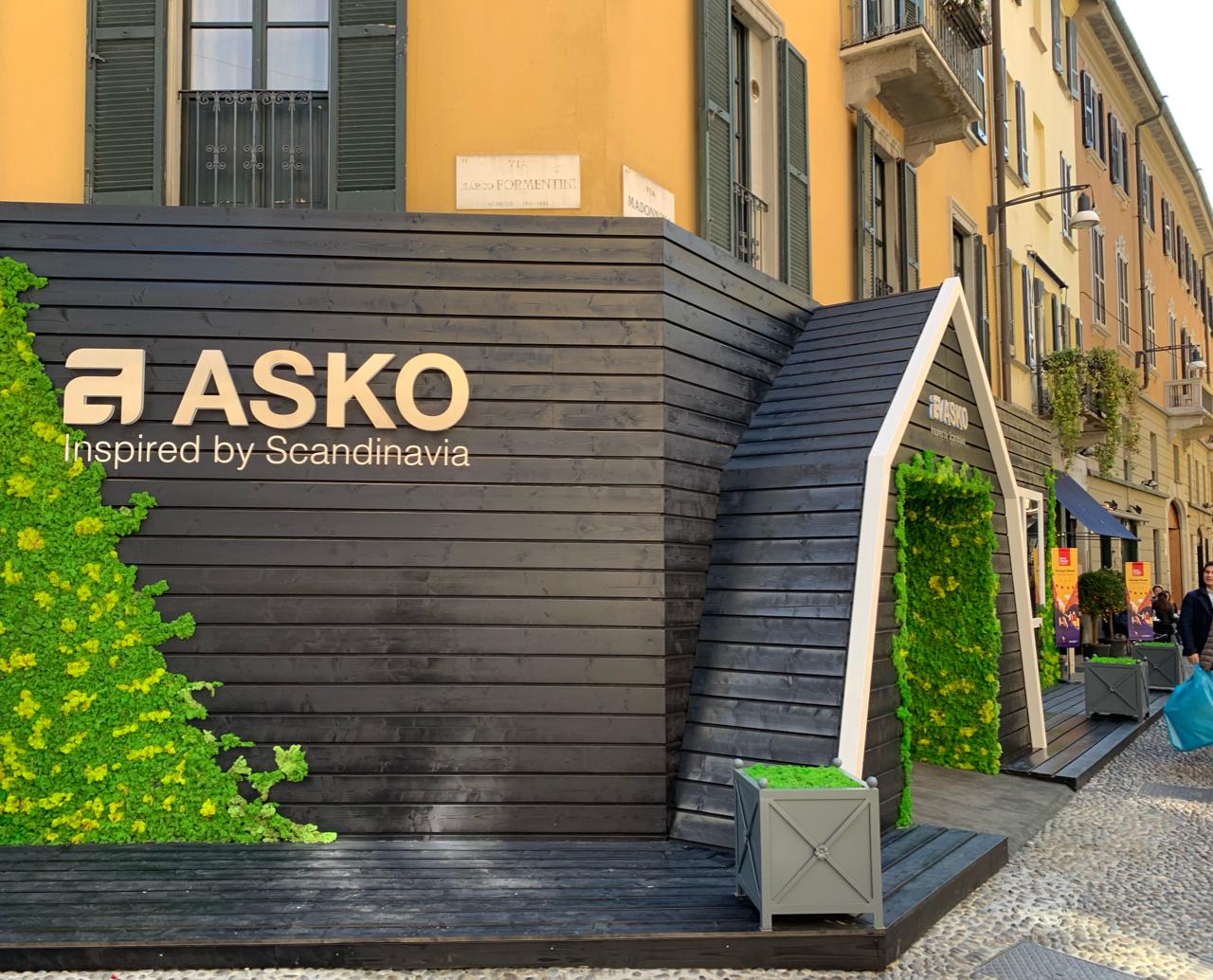 Попапшоурум ASKO на Milan Design Week 2019