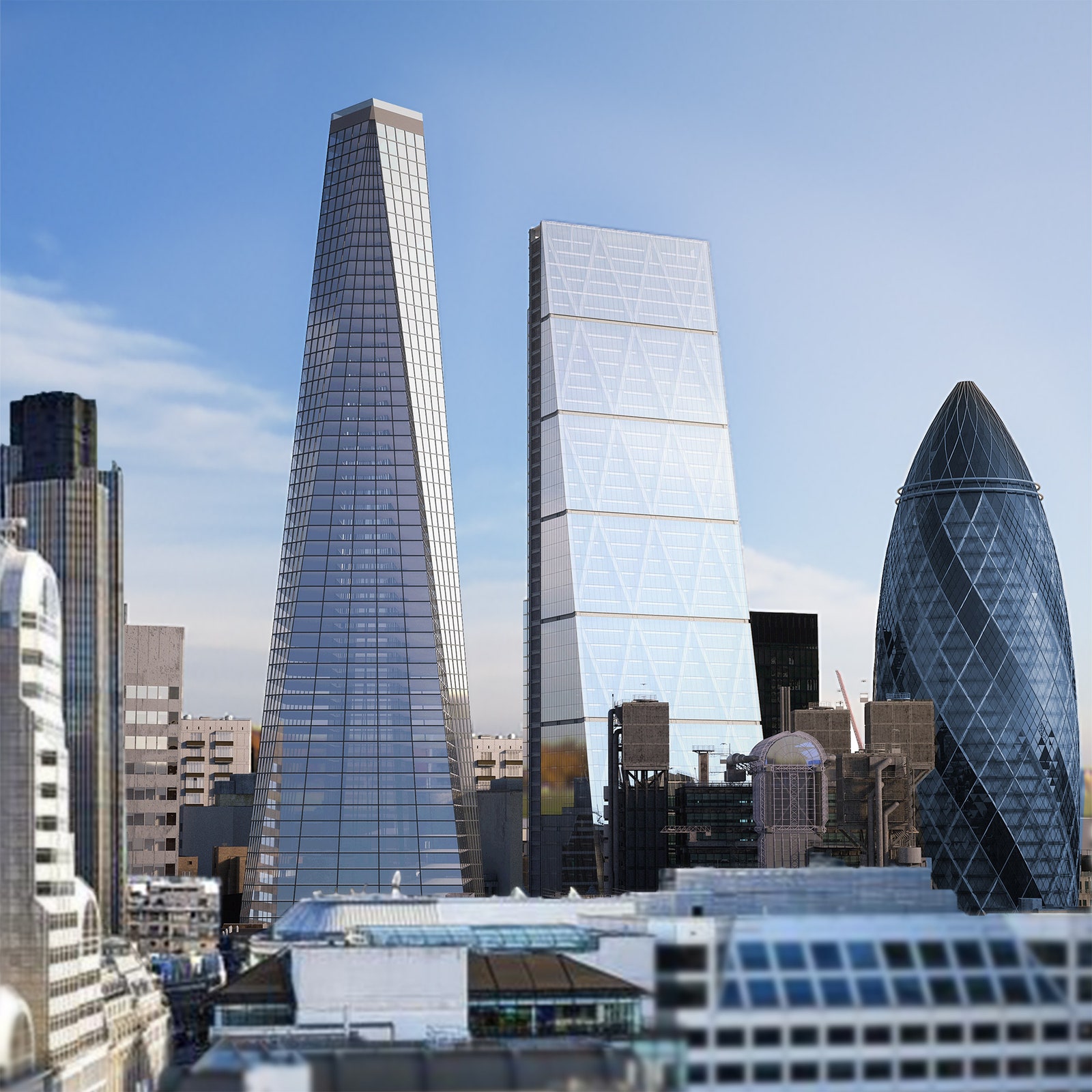Первый в мире панорамный инфинитибассейн на крыше небоскреба в Лондоне