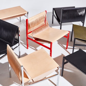 Кожаные переплеты: мебель от DesignByThem и Диона Ли