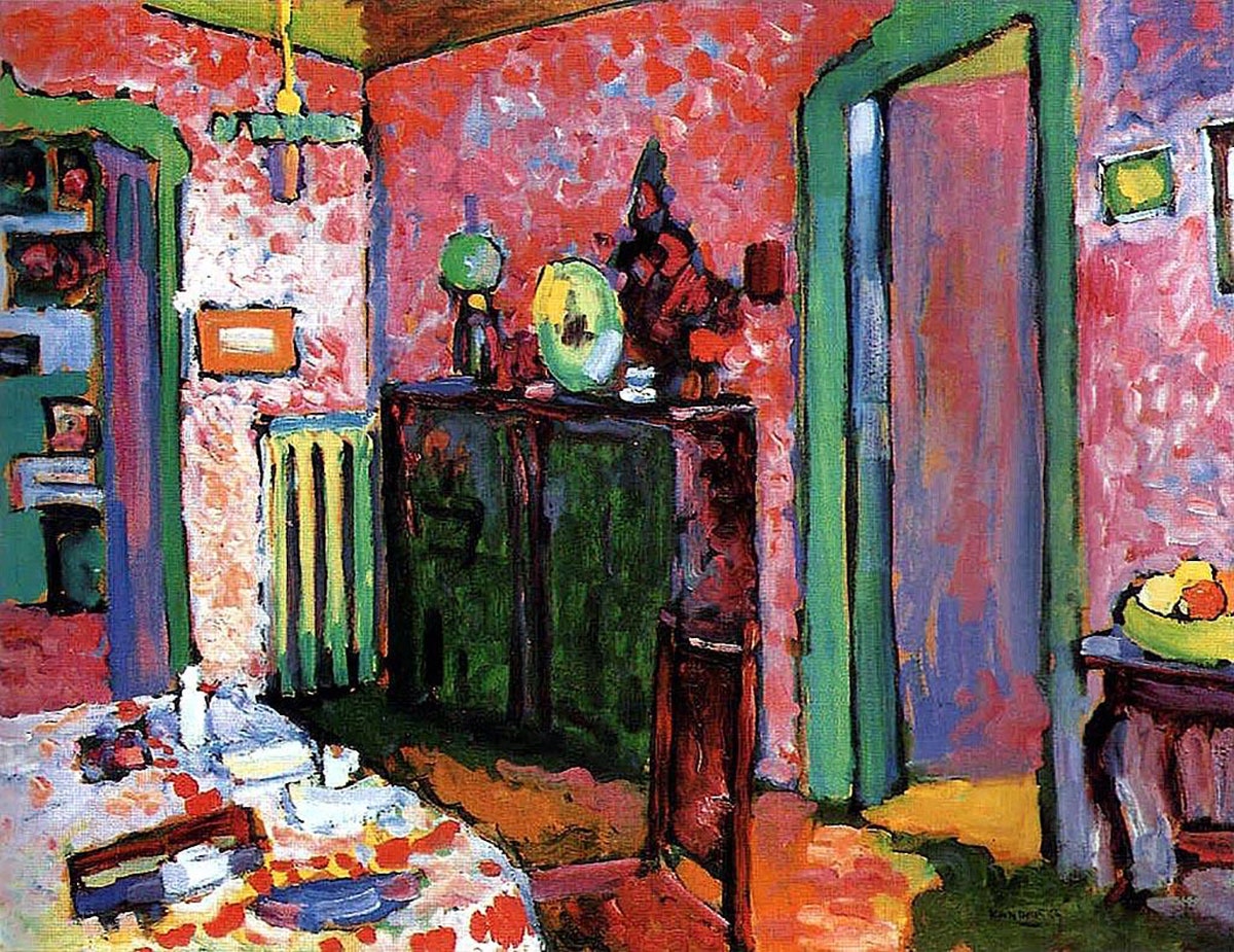 Wassily Kandinsky. Interior . 1909.