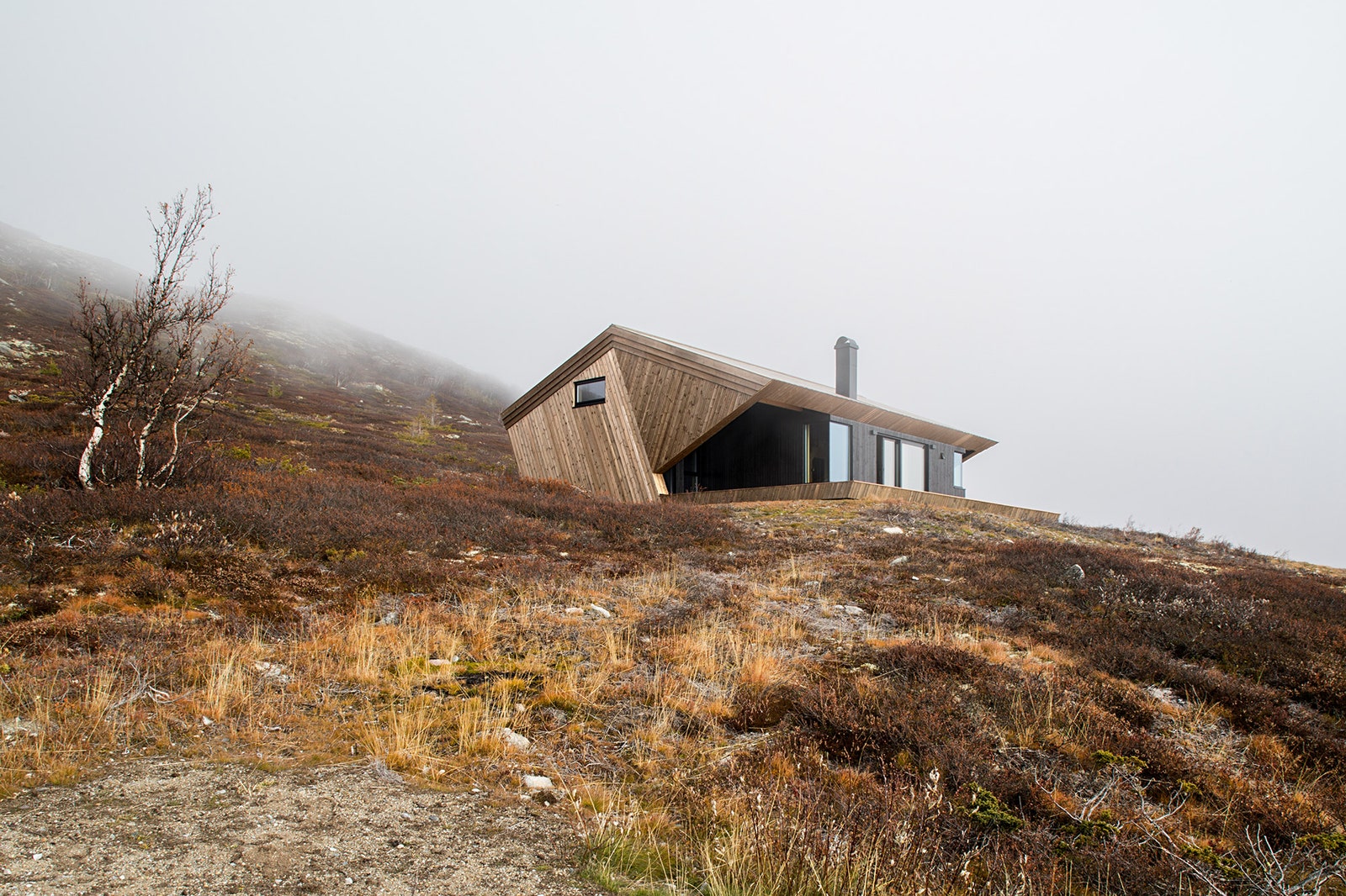 Дом с защитным “капюшоном” в Норвегии