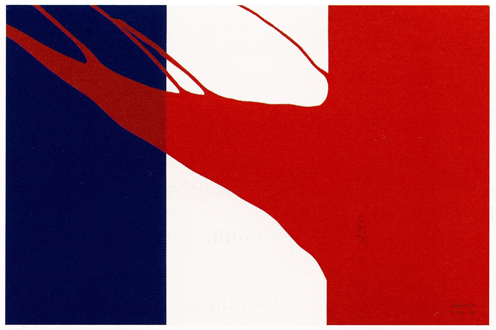 Жерар Фроманже. Французский флаг . 1968.