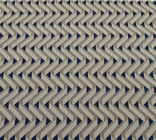 Ткань Zigzag by Studio Hermès дизайн Franck Mouteault. Хлопок шерсть шелк.