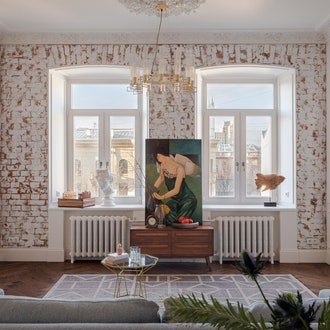 Квартира в дореволюционном доме в центре Москвы, 82 м²