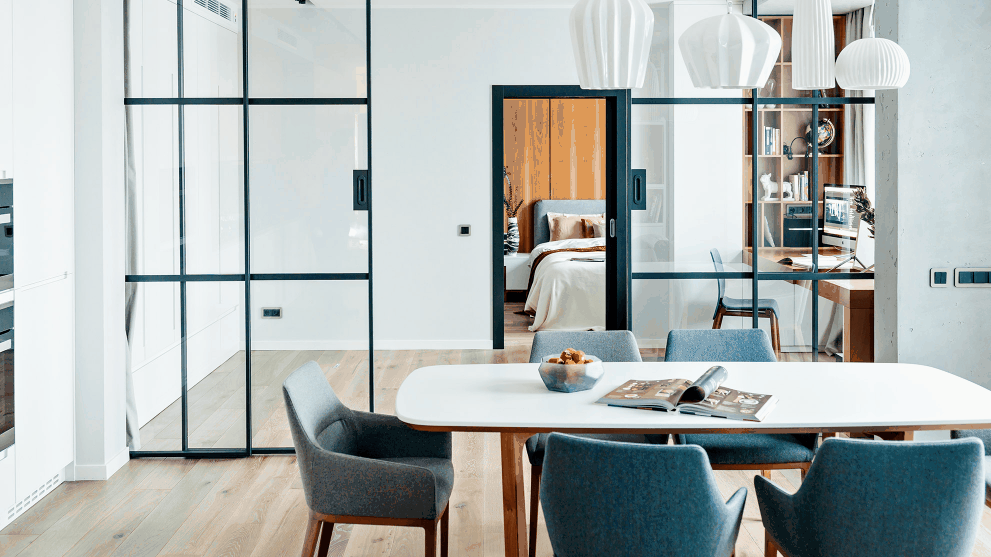 Дизайн интерьера квартиры по проекту Gafa Architects 120 м²