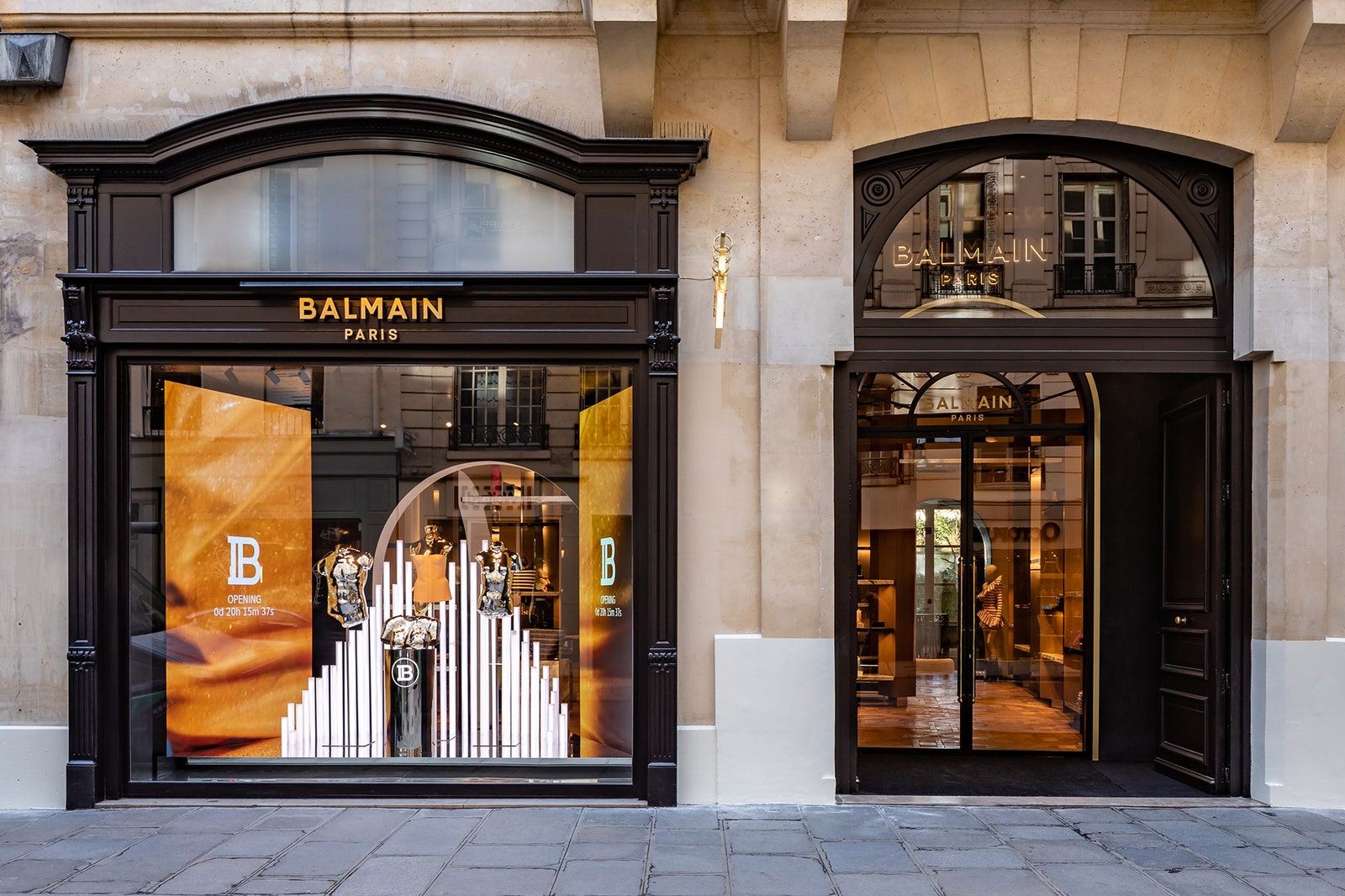 Дизайнпроект флагманского бутика Balmain в Париже