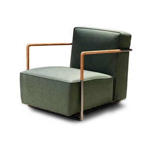 Кресло A.B.C. текстиль металл Flexform.