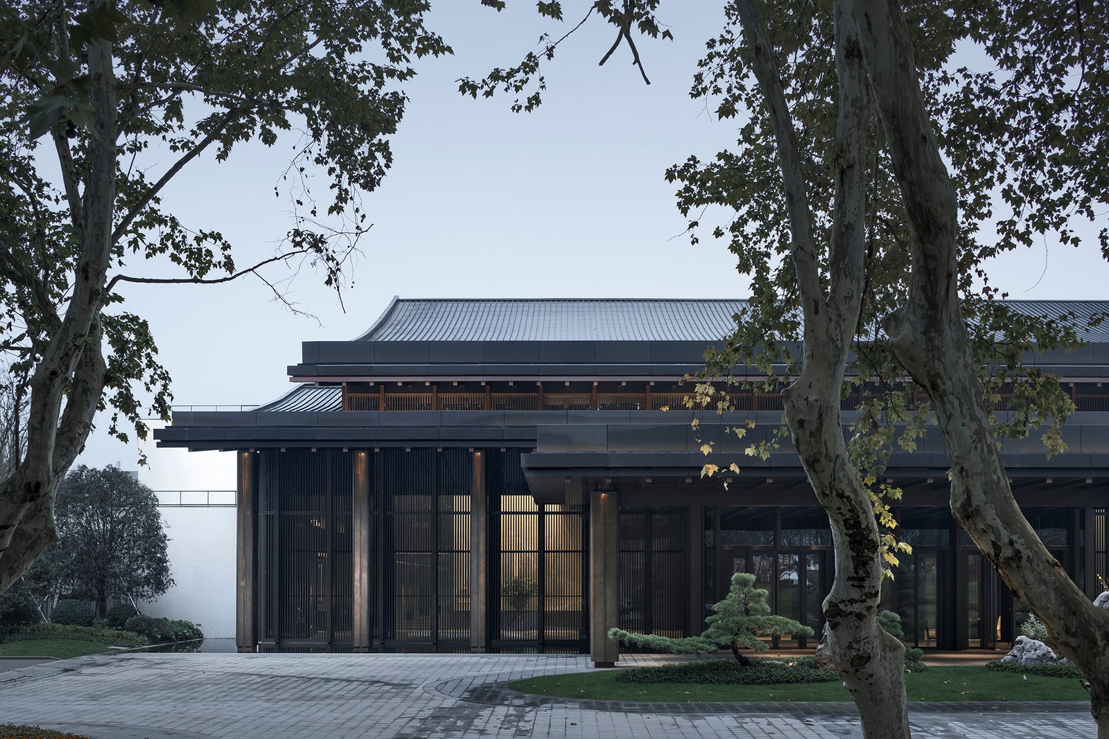 Архитектурный проект многофункционального зала в традиционном китайском стиле