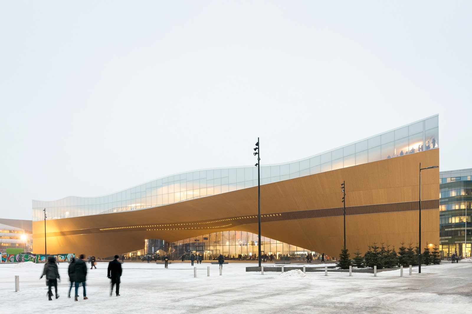 Центральная библиотека Oodi в Хельсинки