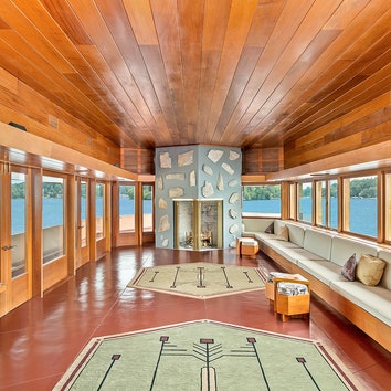 Райт или не Райт: частный остров с домами по проекту Фрэнка Ллойда Райта продают за 12,9 млн долларов
