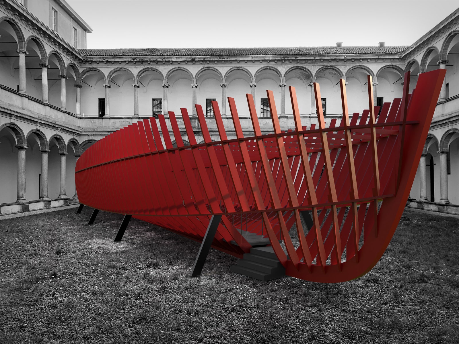 Инсталляция на Миланской неделе дизайна 2019 от Sanlorenzo