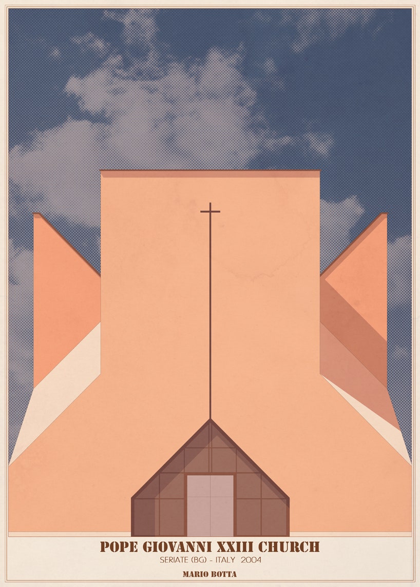 Религиозные постройки в иллюстрациях Андре Чиоте