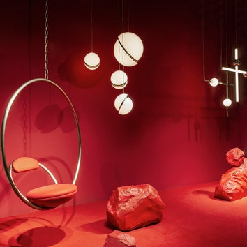Инсталляция дизайнера Ли Брума “Красная планета” в Стокгольме