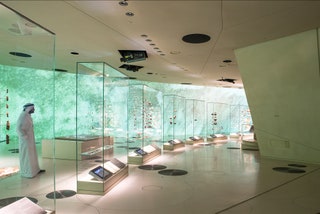 Designed by Ateliers Jean Nouvel Core Chronology in The Archaeology of Qatar gallery. Photo credit Danica Kus