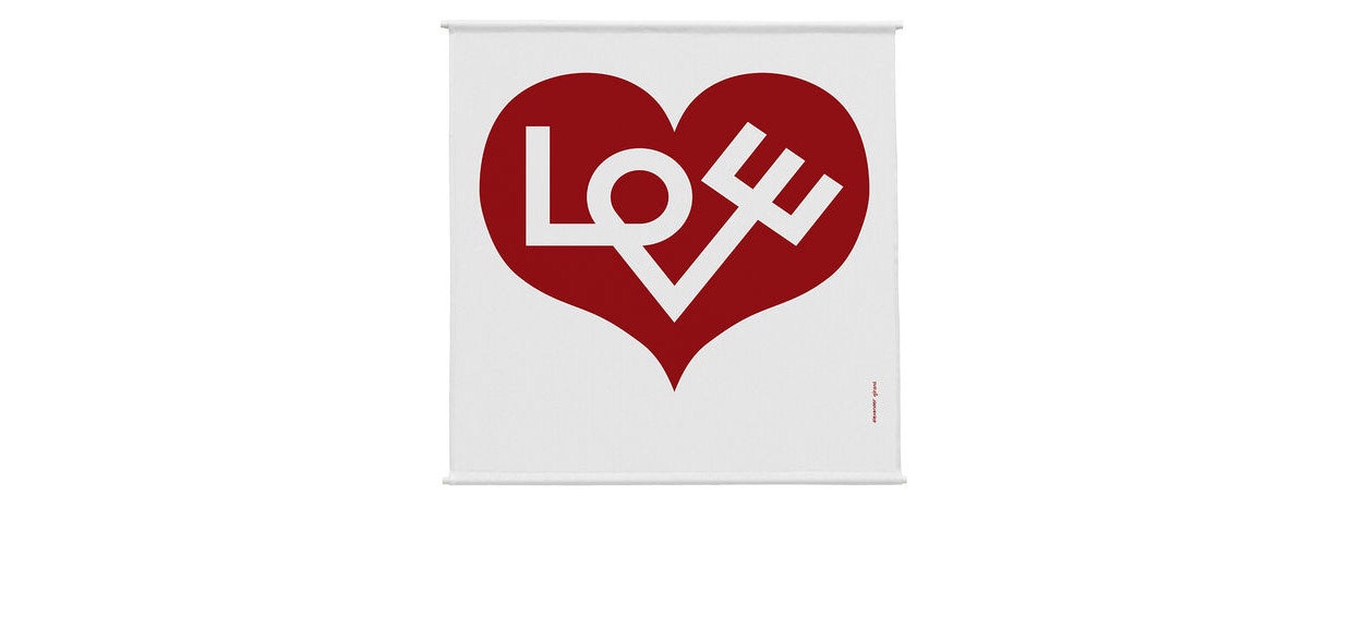 Панно Love Heart дизайн Александра Жирара 1971 Vitra.