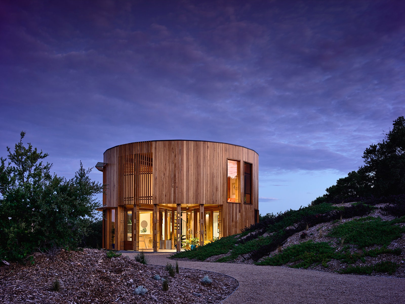 Деревянный пляжный домик в Австралии