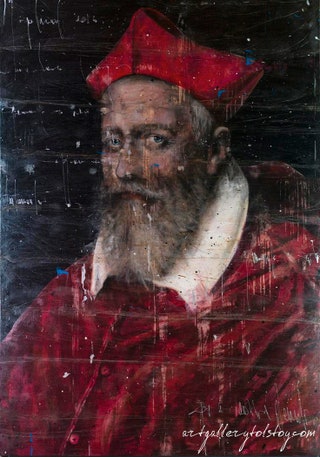 Картина художника Анджело Аккарди из артгалереи  “Толстой”.