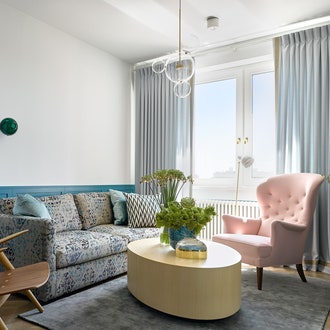 Квартира с яркими акцентами, 56 м²