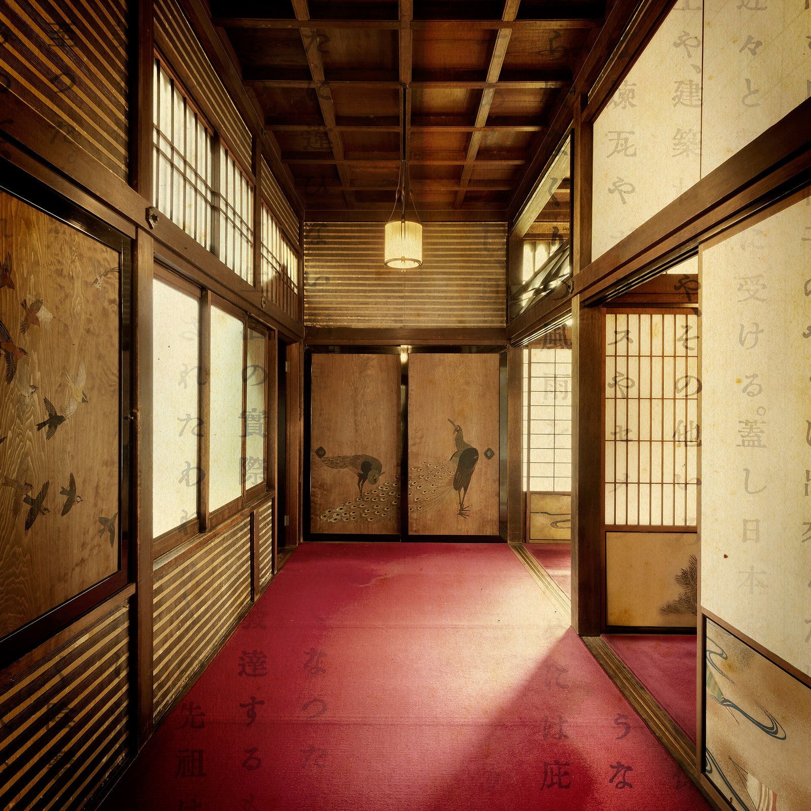 Mitsui Residence. 1952. Transplanted House Нисиадзабу восстановлен в 1996 году. Fine Art Print.