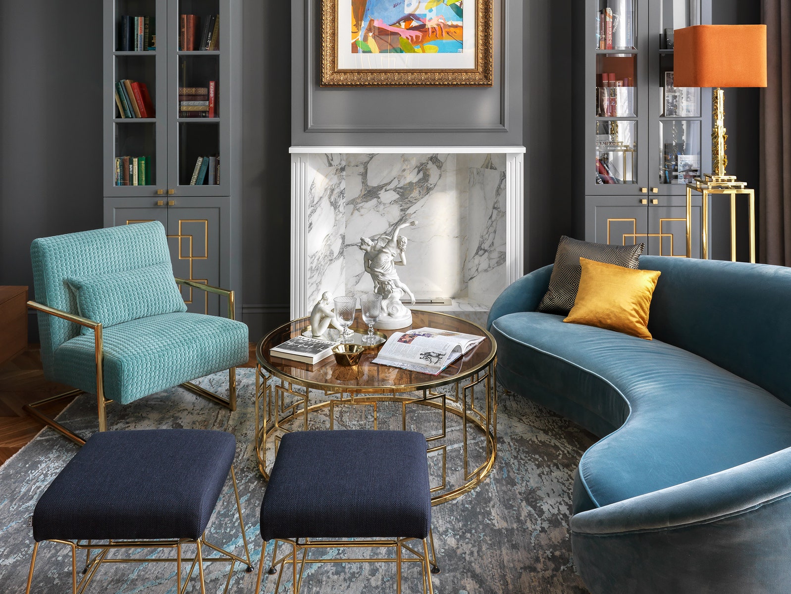 Квартира в стиле “Великого Гэтсби”, 80 м²