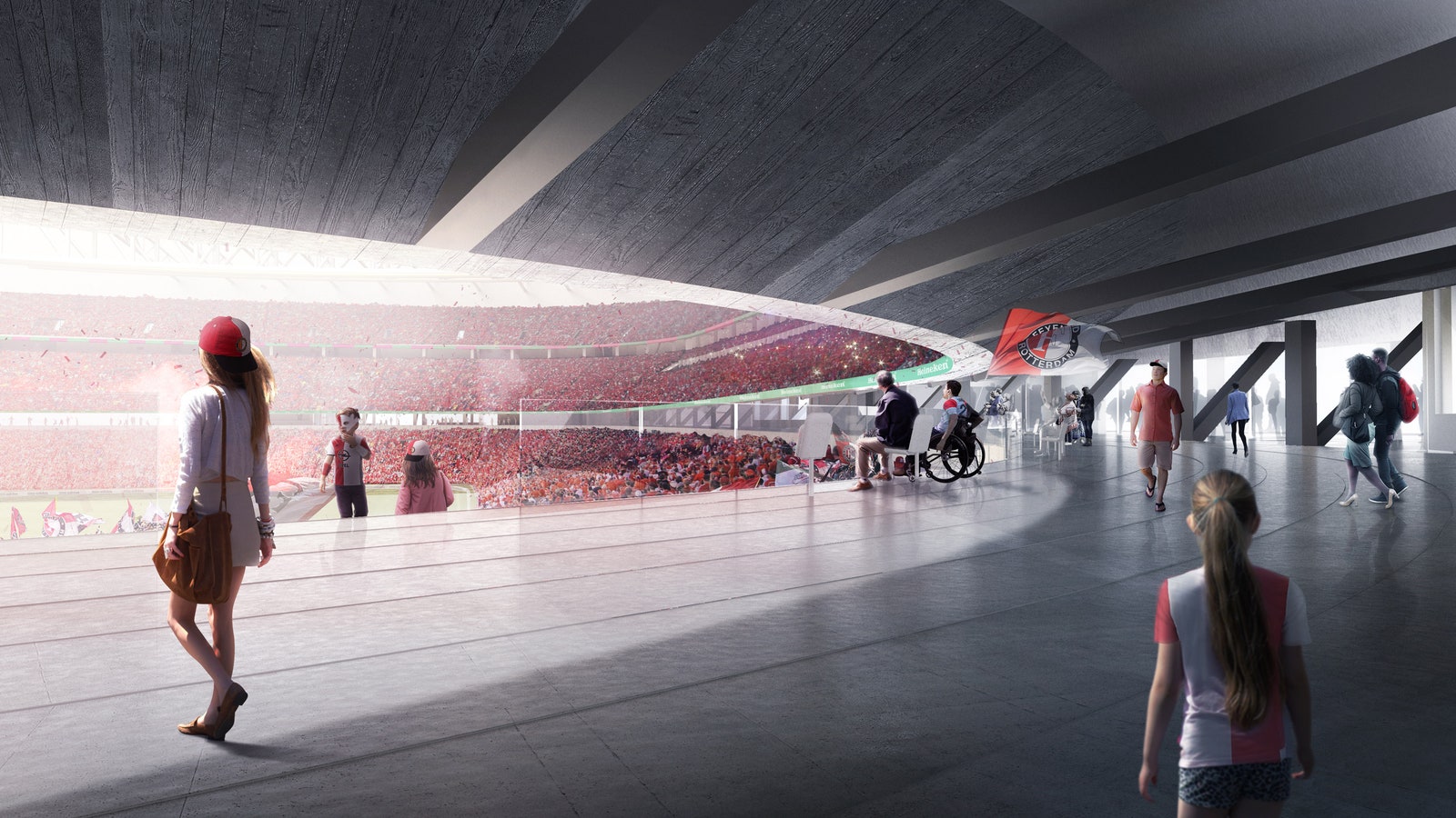 Бюро OMA построит самый большой в Нидерландах футбольный стадион