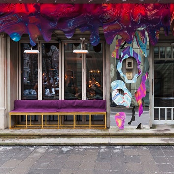 “Подарим городу искусство”: художники украсили шесть московских ресторанов