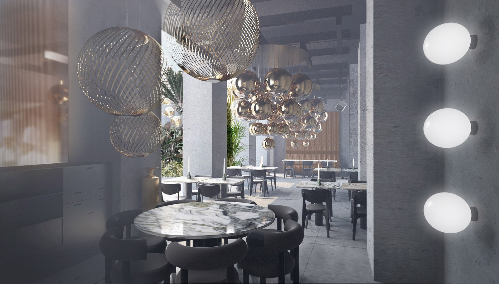 Дизайнпроект ресторана The Manzoni от Тома Диксона к Миланской неделе дизайна
