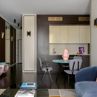 Квартира с атмосферой ар‑деко, 68 м²