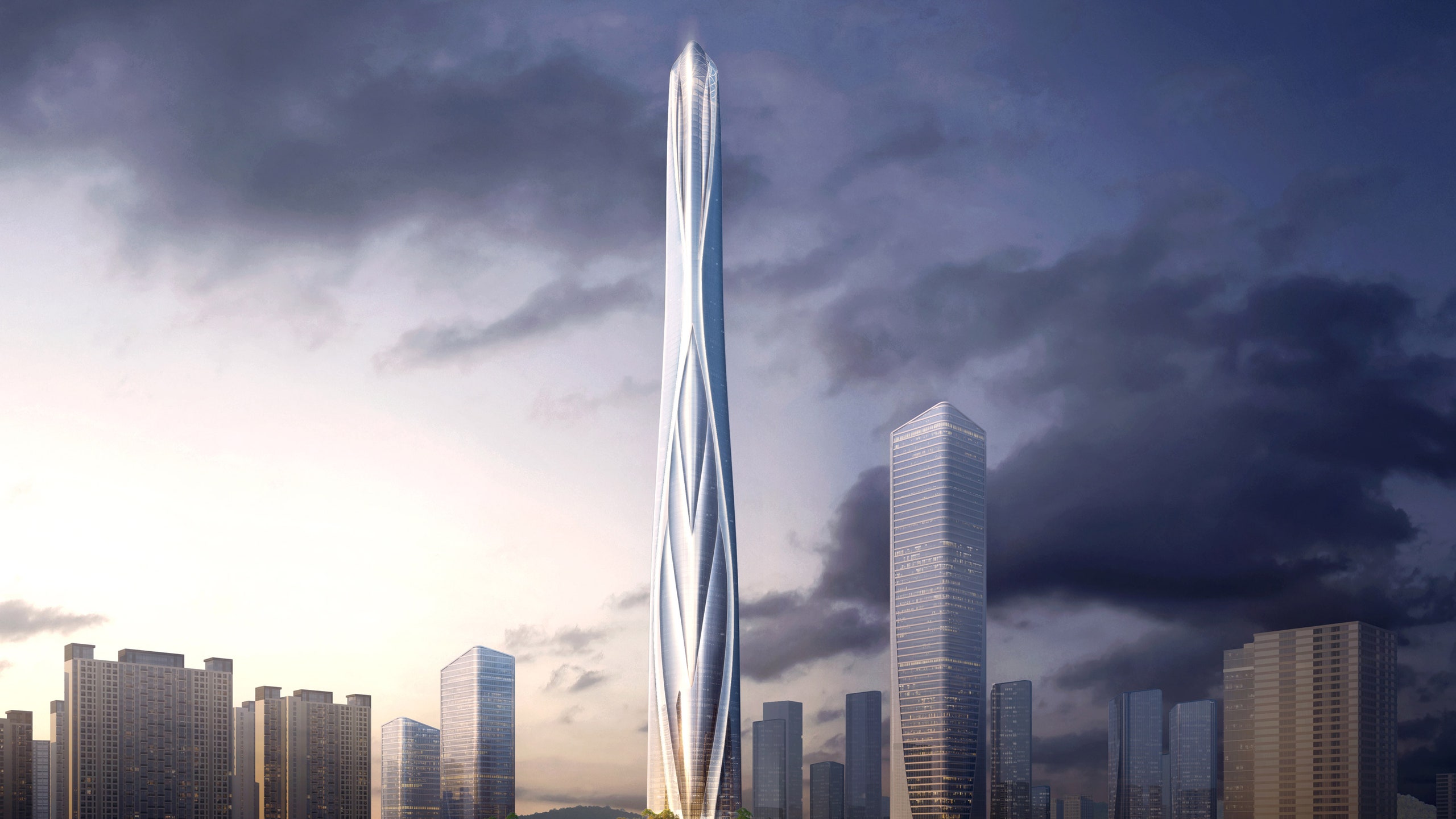 Бюро Adrian Smith  Gordon Gill представило проект самого высокого небоскреба в Китае